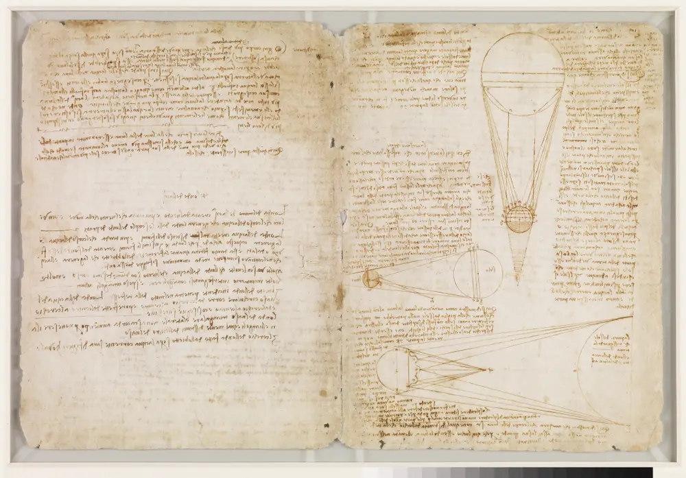  Bizarre Things That The Ultra Rich Spend Their Money On- Charge Gates' Scientific Scribbles by Leonardo Da Vinci