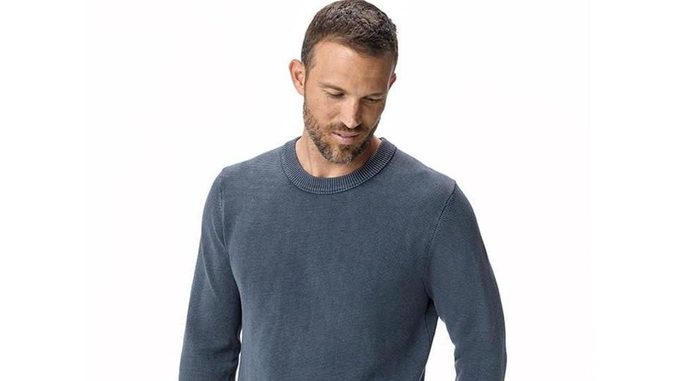 Best Men's Sweaters for Winter- Buck Mason Cotton Traveler Sweater