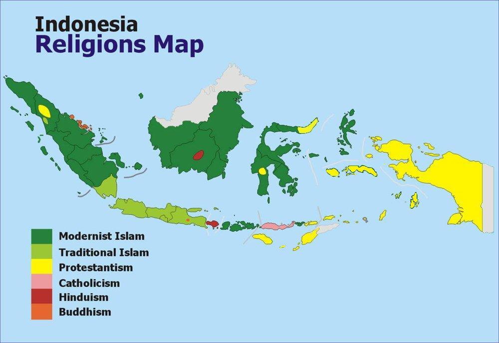 Variety Of Indonesian Languages-Religions In Indonesia