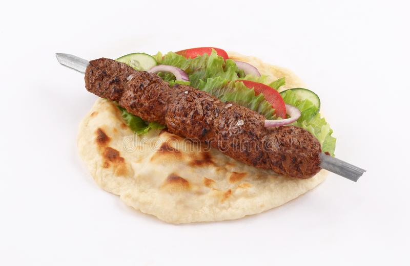 Best Foods In Bangladesh-Sheek Kebab with Naan (Kebab with Flatbread)