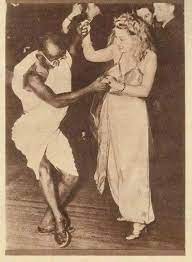 Biggest Lies About India-This Picture Of Gandhi Dancing With A White British Lady