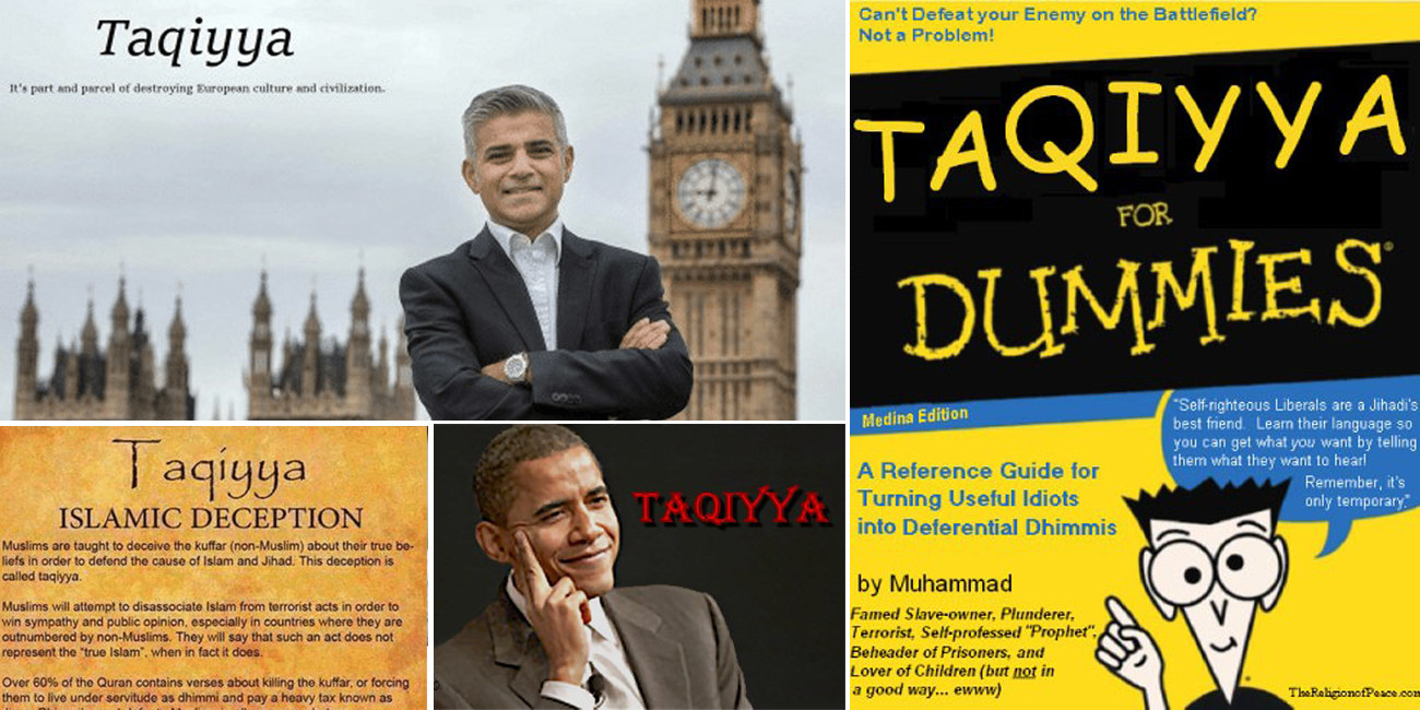 Biggest Misconceptions About Islam- Taqiyya urges Muslims to deceive accomplish their objectives