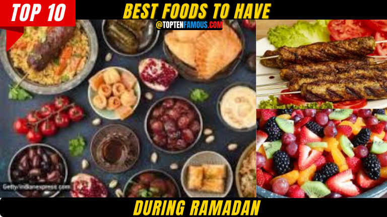 FOOD10 Best Foods To Have During Ramadan
