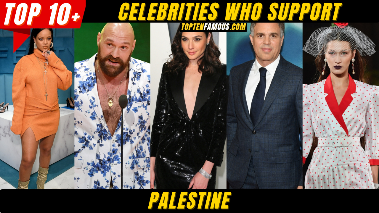 10 Celebrities Who Support Palestine